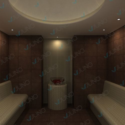 Турецкая паровая ванна - Juno SPA Design & Manufacture - с солью для галотерапии / мощенная