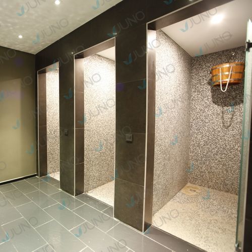Паровая душевая кабина - Juno SPA Design & Manufacture - сенсорная / из металла / из мрамора