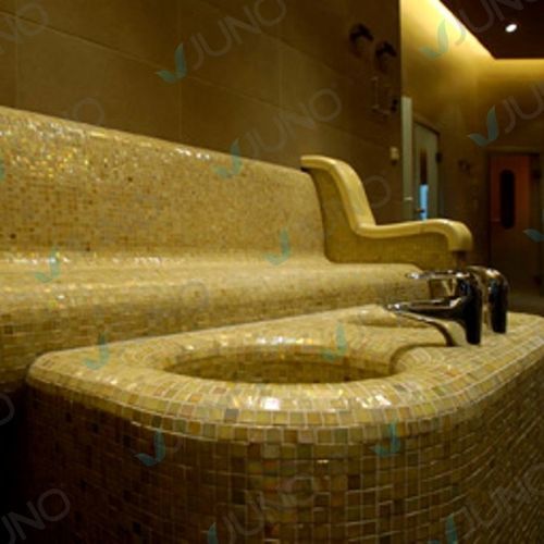 Ванна для ног из металла - Juno SPA Design & Manufacture - из дерева / из мрамора / для оздоровительного центра