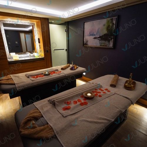 Фиксированный массажный стол - Juno SPA Design & Manufacture - из пластика / паровой / для салона красоты