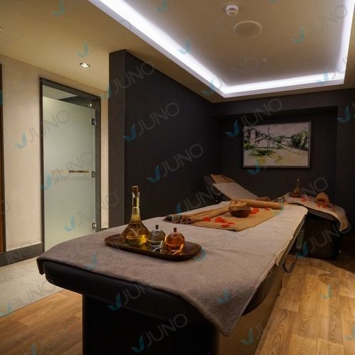 Фиксированный массажный стол - Juno SPA Design & Manufacture - из пластика / из кожи / по индивидуальному заказу