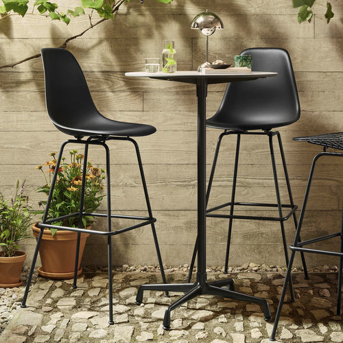 Современный барный стул - RE - vitra - для кухни / для наружного применения / из переработанного пластика