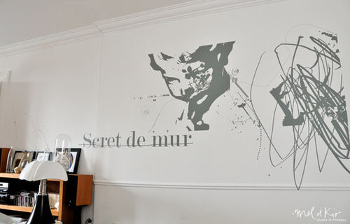 Настенная клейкая этикетка по индивидуальному заказу - SECRET DE MUR - Mel et Kio