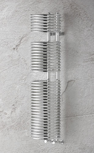 Полотенцесушитель на горячей воде - CYLINDER - BRANDONI - электрический / уникальный дизайн / из металла