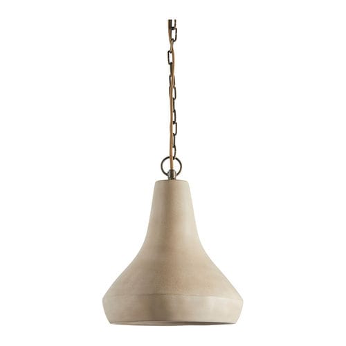 Подвесная лампа - LEON - BLANC D'IVOIRE - из керамики / классическая / проводная