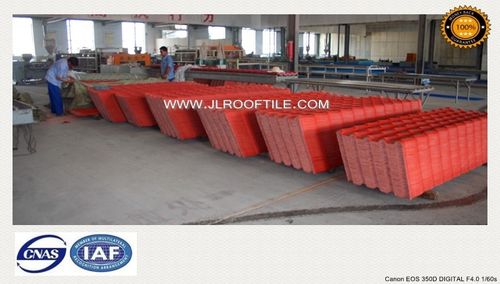 Крыша из полимера - SPANISH ROOF TILE BUILDING MATERIAL - Laizhou JIELI Industry Co.,LTD - имитация черепицы / ребристая