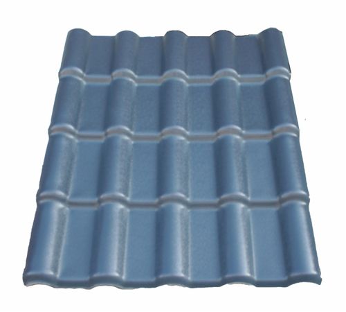 Крыша из полимера - PMMA/PVC - JL720 GREY - Laizhou JIELI Industry Co.,LTD - имитация черепицы / волнистая