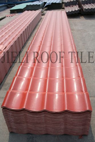 Крыша из полимера - JIELI EUROPE DESIGN - Laizhou JIELI Industry Co.,LTD - имитация черепицы / волнистая