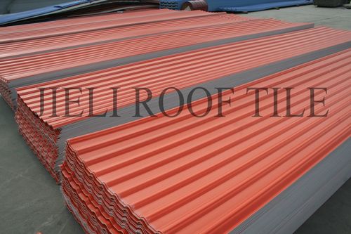 Крыша из полимера - JIELI RESIN UPVC PLANT ROOFING MATERIAL - Laizhou JIELI Industry Co.,LTD - имитация черепицы / ребристая