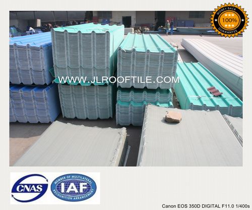 Покрытие из пластин из ПВХ - JIELI PVC WAREHOUSE ROOFING MATERIAL - Laizhou JIELI Industry Co.,LTD - волнистое