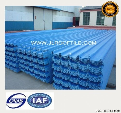 Покрытие из пластин из ПВХ - JIELI PVC FACTORY ROOF SHEET - Laizhou JIELI Industry Co.,LTD - волнистое