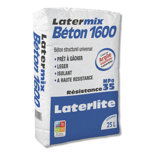 Легкий бетон - LATERMIX 1600 - Laterlite s.p.a. - структурный / из гравия / вспученной глины