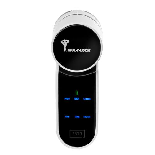 Электронный врезной замок - ENTR™ - Mul-T-Lock® - биометрический с отпечатками пальцев / с дистанционным управлением / с бесконтактной картой