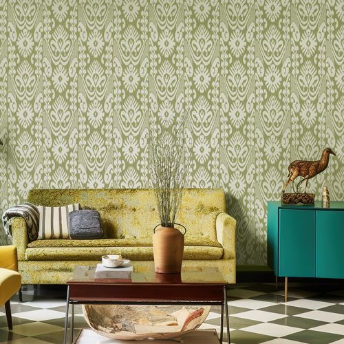 Классический обои - ARCHÈ : ORNAMENTUM - Parato - виниловый / с рисунком / серый