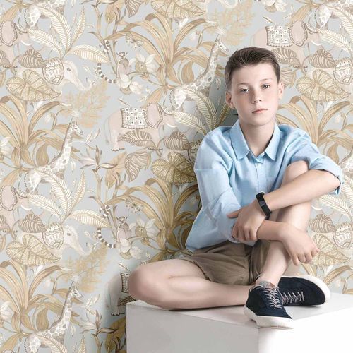 Современный обои - MiniMe : SAVANA - Parato - природный мотив / с рисунком животных / с детскими рисунками