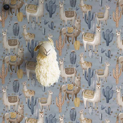 Современный обои - MiniMe : ALPACA - Parato - природный мотив / с рисунком животных / с детскими рисунками