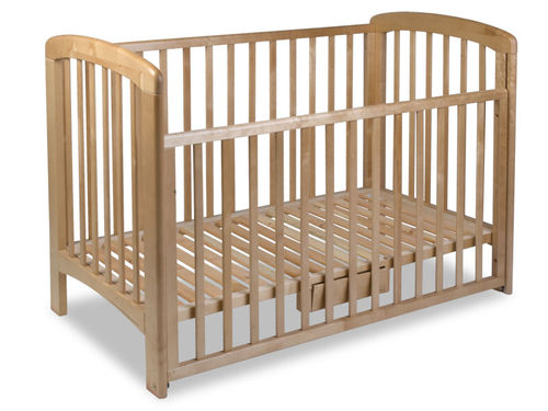 Современная детская кроватка - ANNA - Troll Nursery Deutschland - на колесиках / из березы / 120x60 см