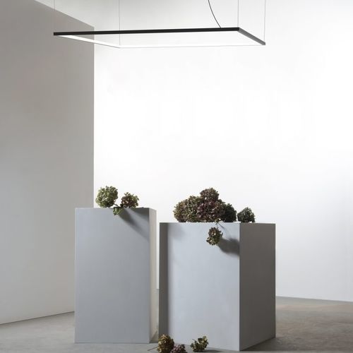 Прямоугольный светильник - circus S1000x1500 - Andcosta - подвесной / LED / IP20