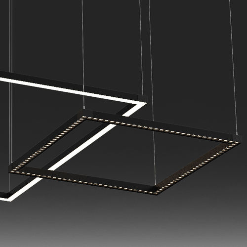 Квадратный светильник - daytona S600x600 - Andcosta - подвесной / LED / IP20
