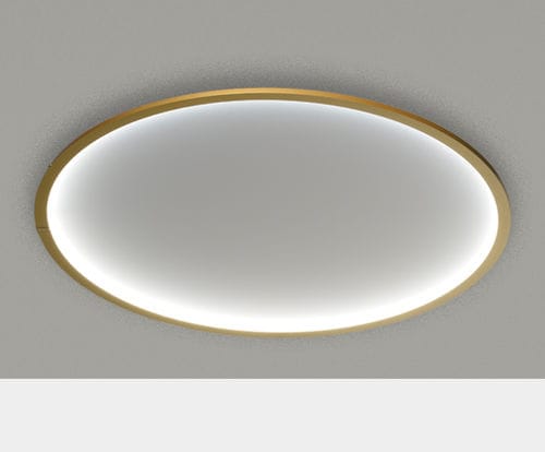 Современный потолочный светильник - luna C900 - Andcosta - круглый / из лакированного алюминия / из опала
