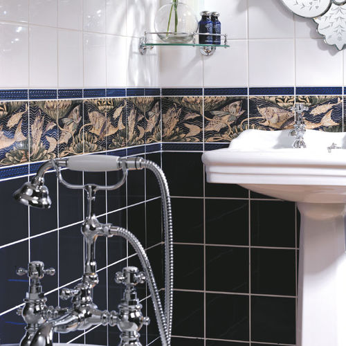 Плитка из керамики - FISH PANEL - British Ceramic Tile Ltd - глянцевая / для ванной комнаты / настенная