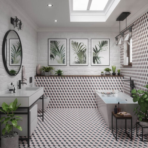 Плитка из керамики - ILLUSION - British Ceramic Tile Ltd - матовая / для интерьера / настенная
