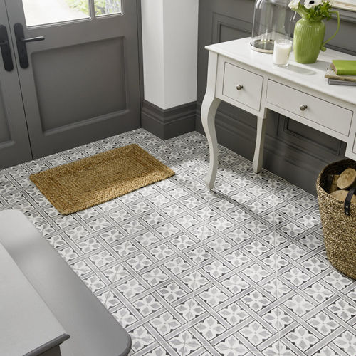 Плитка из керамики - THE HERITAGE COLLECTION : MR JONES CHARCOAL - British Ceramic Tile Ltd - матовая / для интерьера / напольная