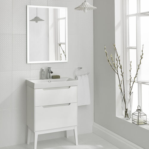 Плитка из керамики - THE WHITE COLLECTION : MARISE - British Ceramic Tile Ltd - сатинированная / для интерьера / настенная