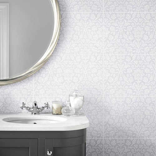 Плитка из керамики - ANNECY : POWDER GREY DESIGN - British Ceramic Tile Ltd - матовая / для интерьера / настенная