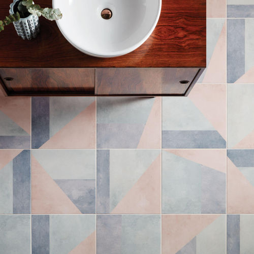 Плитка из керамики - COLOUR BLOCKS : STEPPED UP PASTEL - British Ceramic Tile Ltd - матовая / патинированная / для интерьера