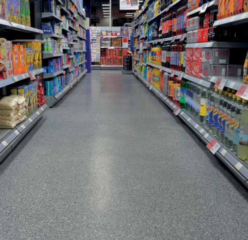 Напольное покрытие из полимера - FLOWFAST QUARTZ - Tremco CPG Iberia & Italy - Flooring - из акрила / для интерьера / для парковки