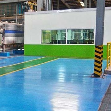 Напольное покрытие из полимера - FLOWCHEM VE RC  - Tremco CPG Iberia & Italy - Flooring - для интерьера / промышленное / из плит