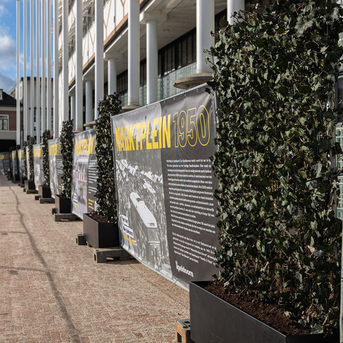 Забор для стройки - MobiGreenFence - Mobilane - садовый / из металла / зеленый