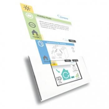Клавиатура устройства управления для вентиляционной системы - MRXBOX-VSC - Nuaire - настенная / с сенсорным экраном