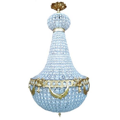 Люстра в стиле Людовика XVI - VERSAILLES - TIEF - из стекла / из бронзы / с ОСД