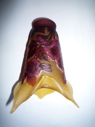 Абажур стиль Ар-деко - TULIPE FLEUR - TIEF - из муранского стекла