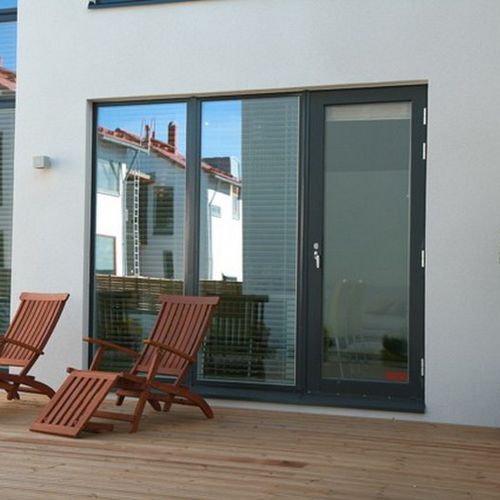 Раздвижное панорамное окно - BALCONY  - Skaala Windows And Doors - из дерева / из алюминия / с тройным остеклением