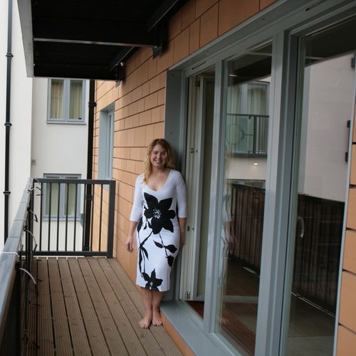Поворотно-раздвижное панорамное окно - Skaala Windows And Doors - из дерева / из алюминия / с двойным остеклением