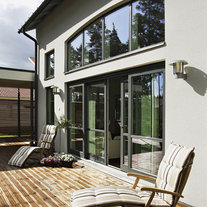 Подъемно-раздвижное панорамное окно - Skaala Windows And Doors - из дерева / с двойным остеклением