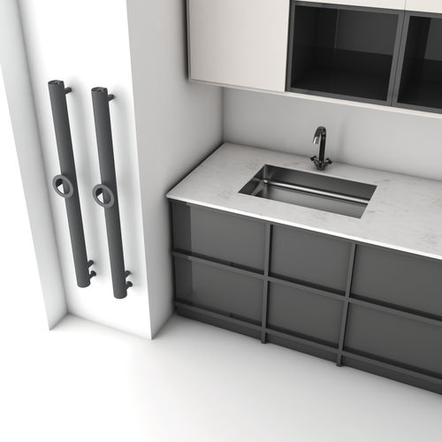Электрический полотенцесушитель - OTTO SINGLE - Carisa Designer Radiators - 0...500 w / современный / из алюминия