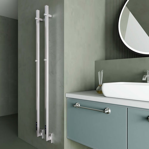 Электрический полотенцесушитель - MAXIM - Carisa Designer Radiators - современный / из металла / посеребренный