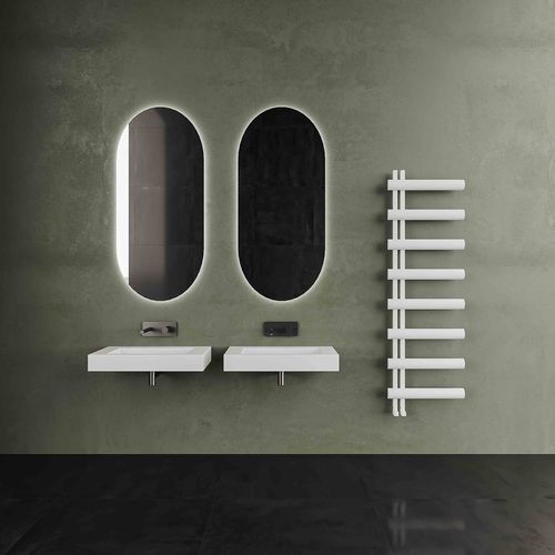 Полотенцесушитель на горячей воде - CARISA MOON L - Carisa Designer Radiators - 0...500 w / современный / из алюминия