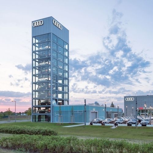 Система парковки с платформой - Tower  - Nussbaum Parking - с лифтом