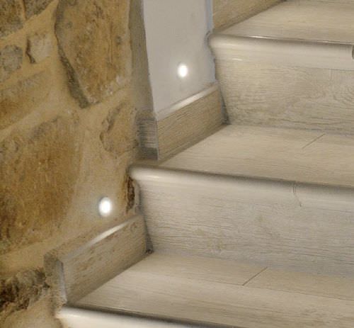 Встраиваемый точечный светильник в стену - ADIMA - BPM Lighting  - LED / круглый / для обозначения вехами