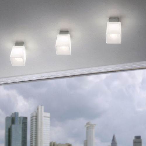 Современный потолочный светильник - COLIBRI - Casablanca Leuchten GmbH Distribution millelumen  - квадратный / из стекла / из алюминия