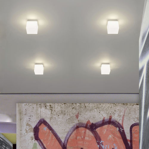 Современный потолочный светильник - CUBE - Casablanca Leuchten GmbH Distribution millelumen  - квадратный / из алюминия / из дутого стекла