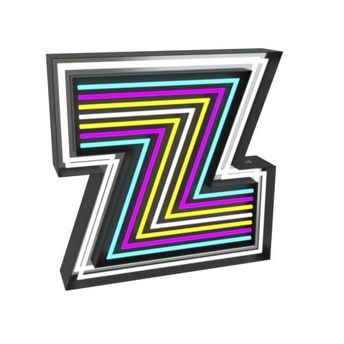 Напольная лампа - LETTER Z - DelightFULL - из алюминия / из полированной нержавеющей стали / уникальный дизайн
