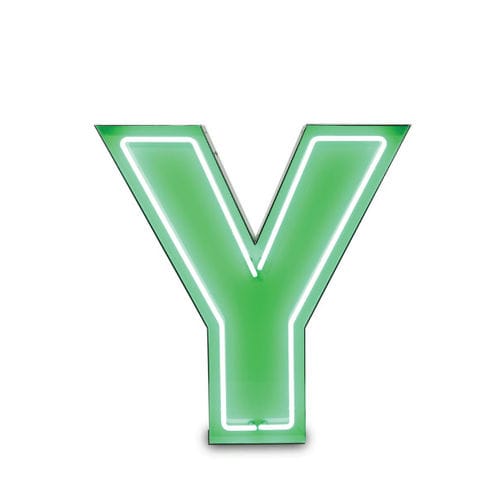 Напольная лампа - LETTER Y - DelightFULL - из алюминия / из нержавеющей стали / из акрила