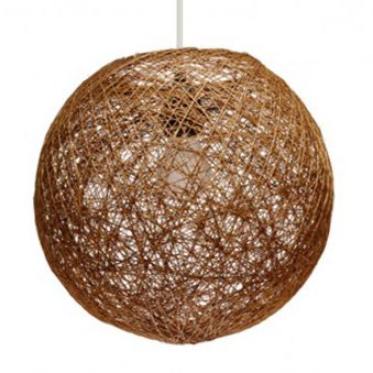 Подвесная лампа - RATTAN  - Gallis SA  - из ротанга / современная / проводная