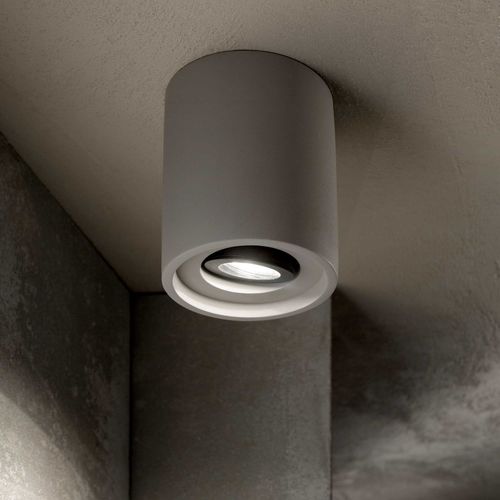 Современный потолочный светильник - OAK PL1 - Ideal Lux S.r.l.  - круглый / из металла / из бетона